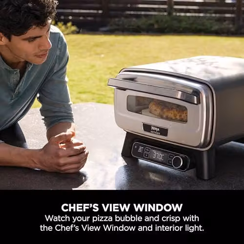 Ninja Artisan Electric Outdoor Pizza Oven and Air Fryer, Grey, W/D/H: 37.0 x 59.0 x 42.0 cm – 6