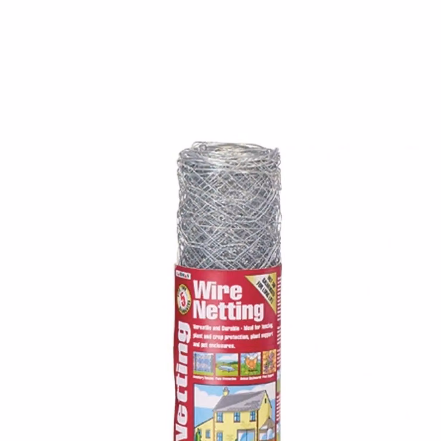Gardman Galvanised Steel Wire Netting Mesh in Silver – 2