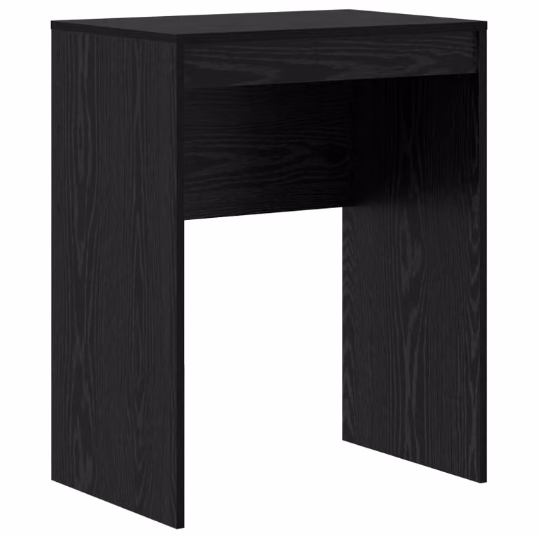 Berkfield Home Modern Writing Desk in Black Oak, W/D/H: 60 x 40 x 76 cm