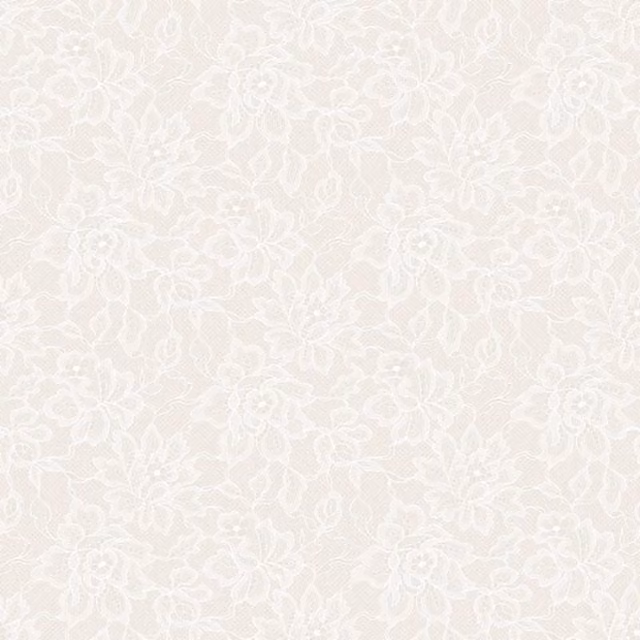 I Love Wallpaper Chantilly Lace Shabby Chic Wallpaper in Yellow and Beige