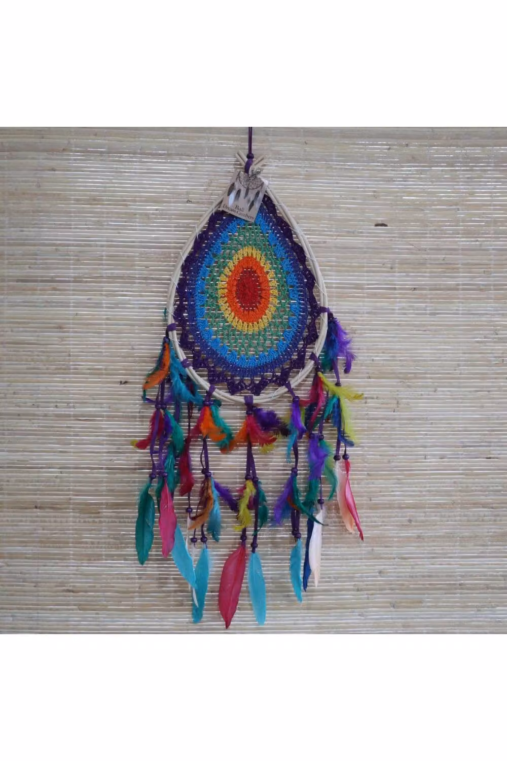 KDMD Bali Dream Catcher Medium Multi Teardrop Boho Mandala Wall Decor in Multicolour – 2
