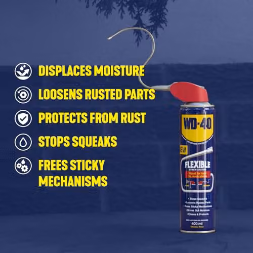 WD-40 Original Multi-Purpose Lubricant Aerosol, 2 x 400ml, Blue – 2