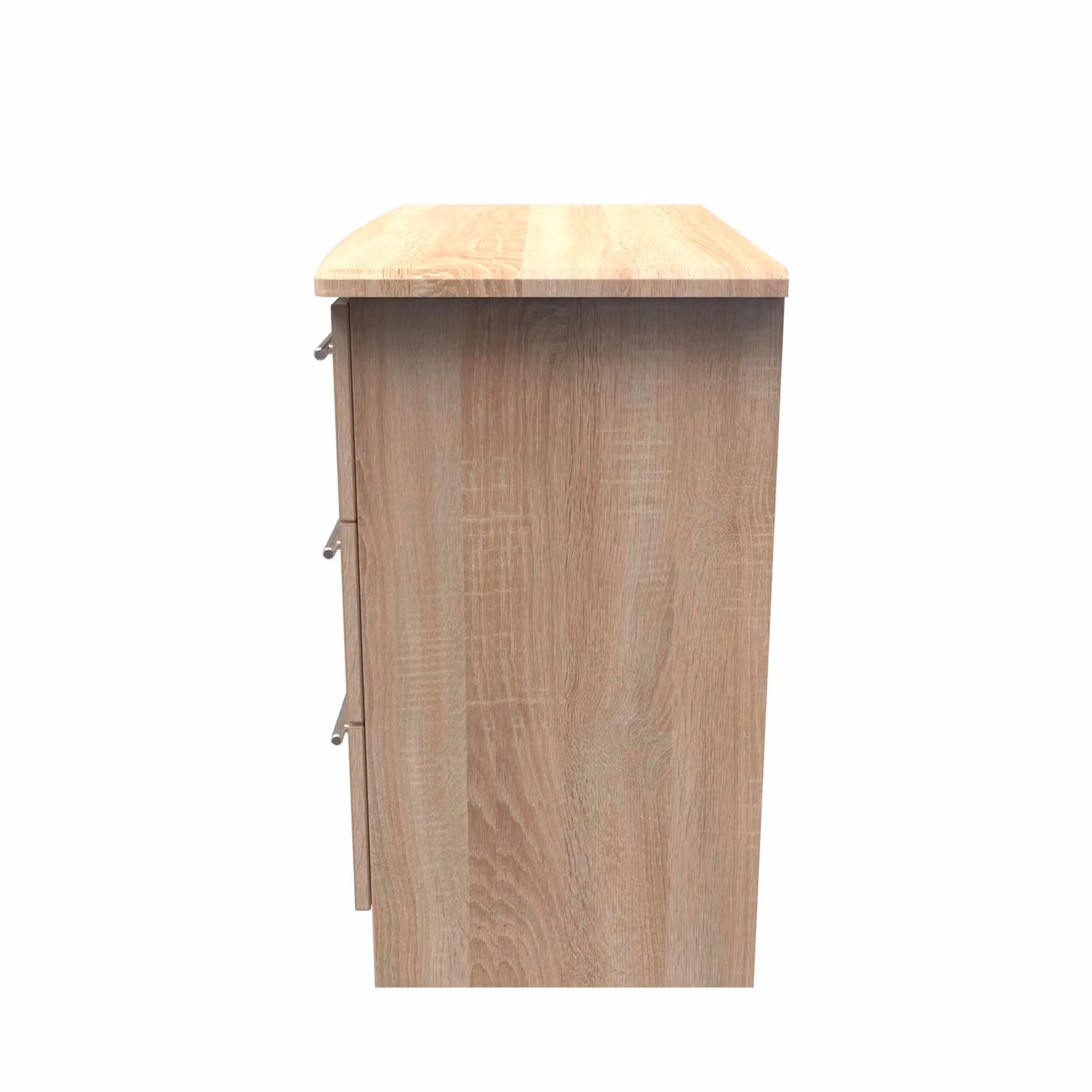 2 U Carlton 3 Drawer Chest in Light Oak, Ready Assembled – 2