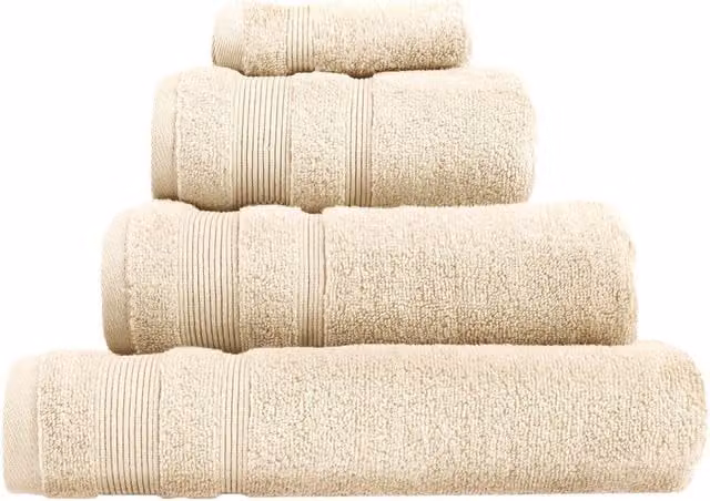 Allure Bath Fashions Luxury Zero Twist Egyptian Cotton Bath Sheet in Beige, W: 150 cm – 1