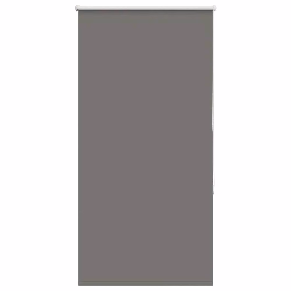 Berkfield Home Grey Blackout Roller Blind, Thermal Insulating Polyester, W: 70 cm, H: 150 cm