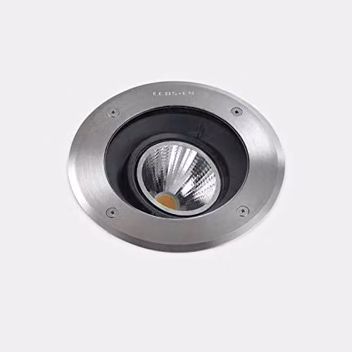 Netlighting Gea LEDs-C4 Outdoor Recessed Ground Uplight in Grey Stainless Steel, 1595lm, 3000K, IP67