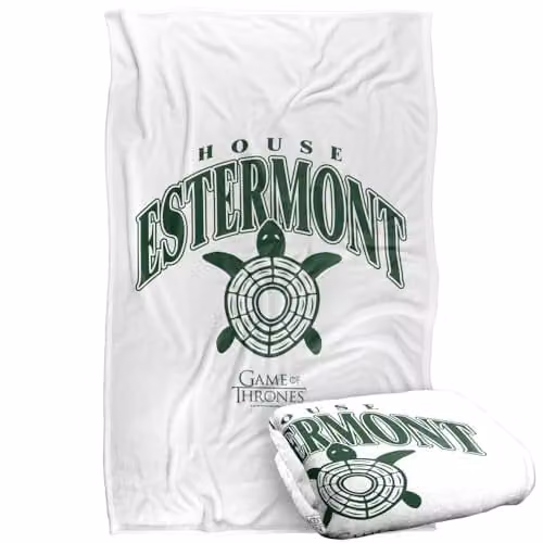 Warner Bros. Game of Thrones Varsity Estermont Super Soft Fleece Throw Blanket, Multicolour – 1