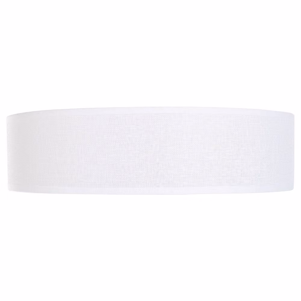 Wyld and Coco White Handwoven Paper Rope Flush-Mount Ceiling Lamp, Diameter: 60 cm – 2
