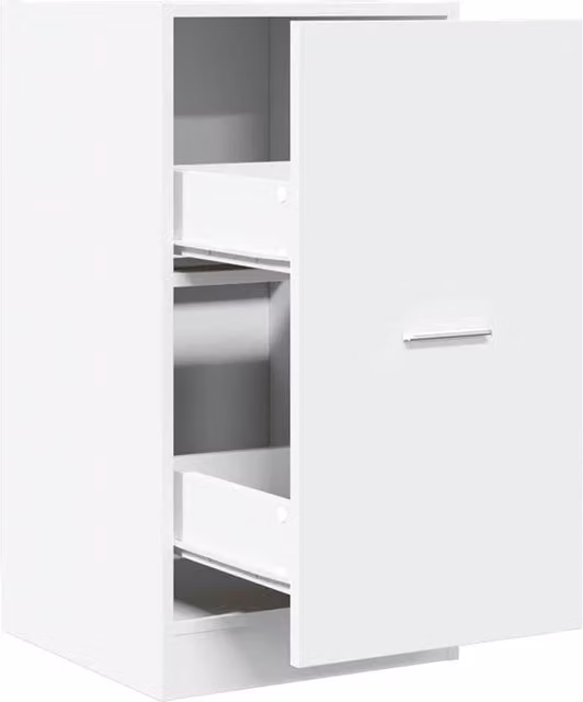 Berkfield Home Apothecary Cabinet in White, W/D/H: 40 x 41 x 77.5 cm
