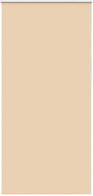 Berkfield Home Blackout Roller Blind in Beige, Thermal Insulating Polyester, W: 115 cm, H: 230 cm