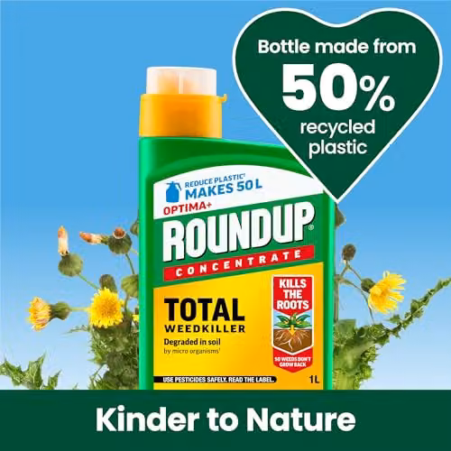 Roundup Optima+ Total Weedkiller Concentrate, 280 ml – 3