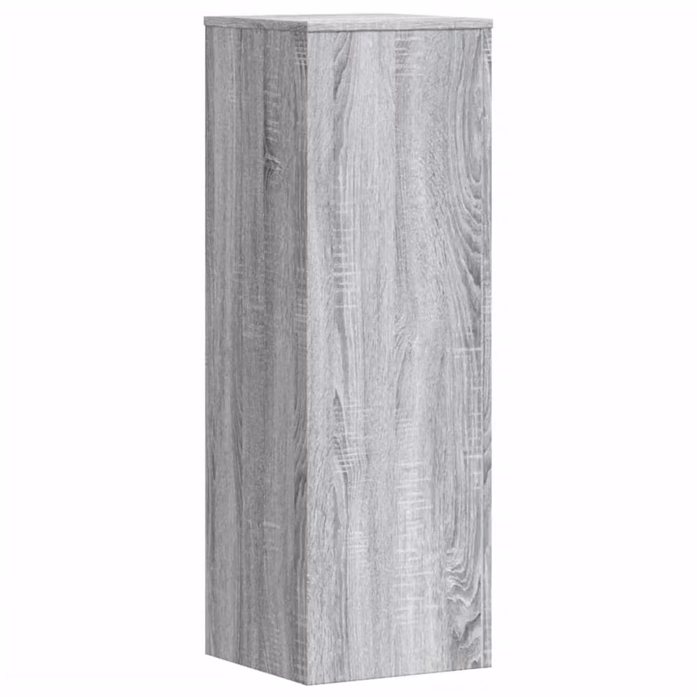 Berkfield Home Grey Sonoma Plant Stand in Engineered Wood, W/D/H: 33 x 33 x 100 cm – 2