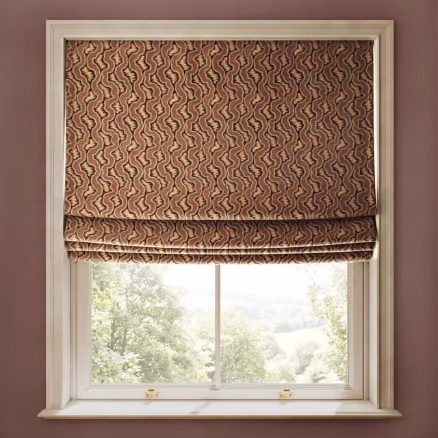 House of Hackney XYLEM Velvet Blind in Cosmos Brown