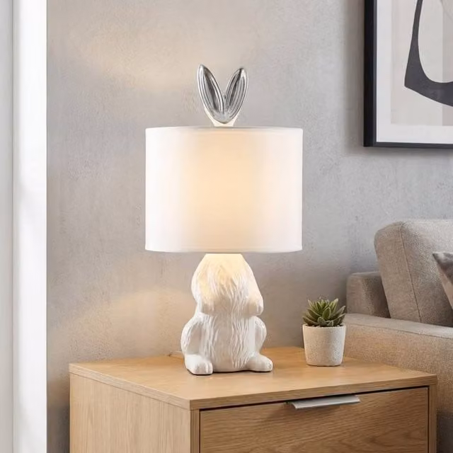 Garden Greatness Maison Bunny Table Lamp in Beige – 1