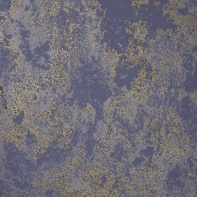 I Love Wallpaper Turin Industrial Abstract Wallpaper in Blue and Gold