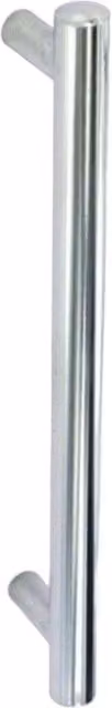 Securit Chrome Plated Bar Cupboard Handles, Pack of 2, Silver