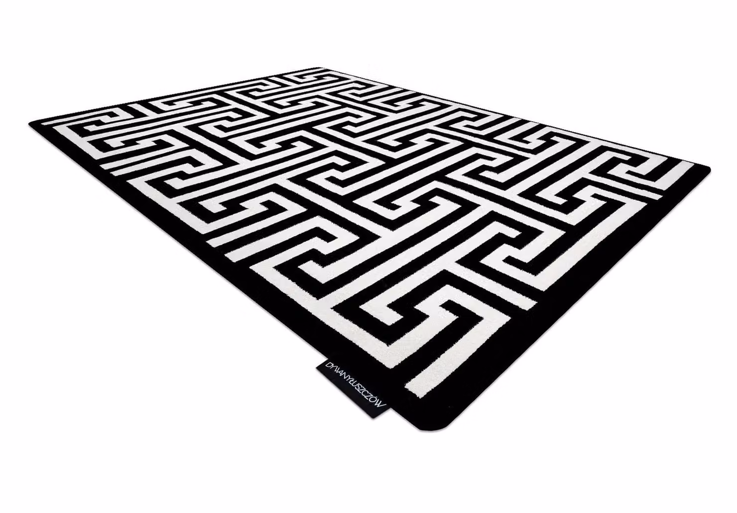 RugsX Hampton Geometric Black Rectangular Rug W: 80 cm, L: 150 cm – 3