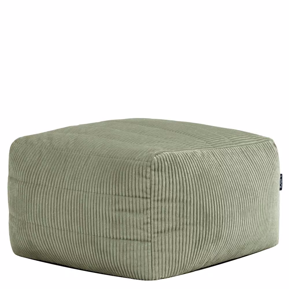 ICON Noa Bean Bag Slab in Green Jumbo Cord – 2