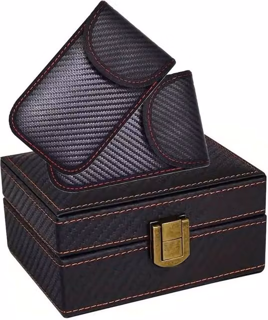 PAWNORA Faraday Box and 2 RFID Blocking Pouches in Black