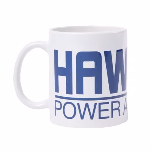 Zavvi Stranger Things Hawkins Power and Light Ceramic Mug, White