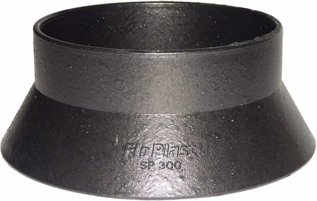 FloPlast Ring Seal Soil Weathering Collar, 110mm, Black