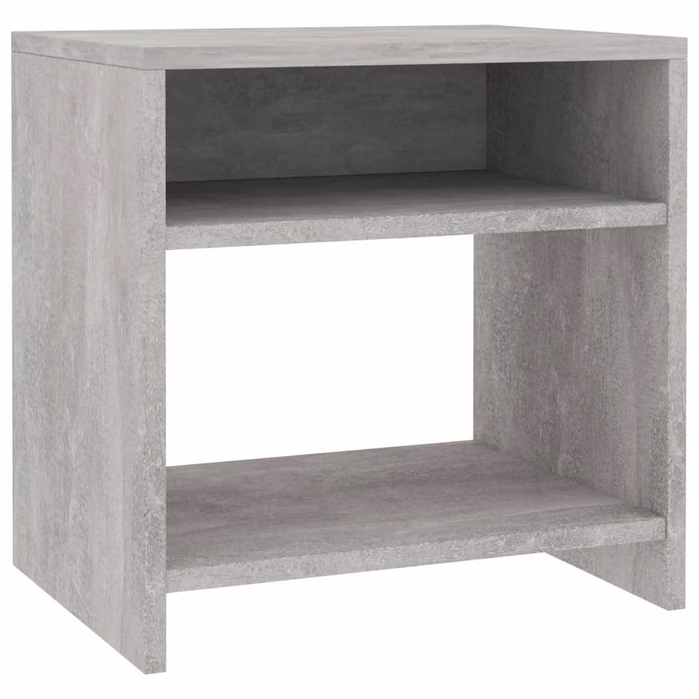 Berkfield Home Elegant Bedside Cabinet in Concrete Grey, W/D/H: 40 x 30 x 40 cm – 3