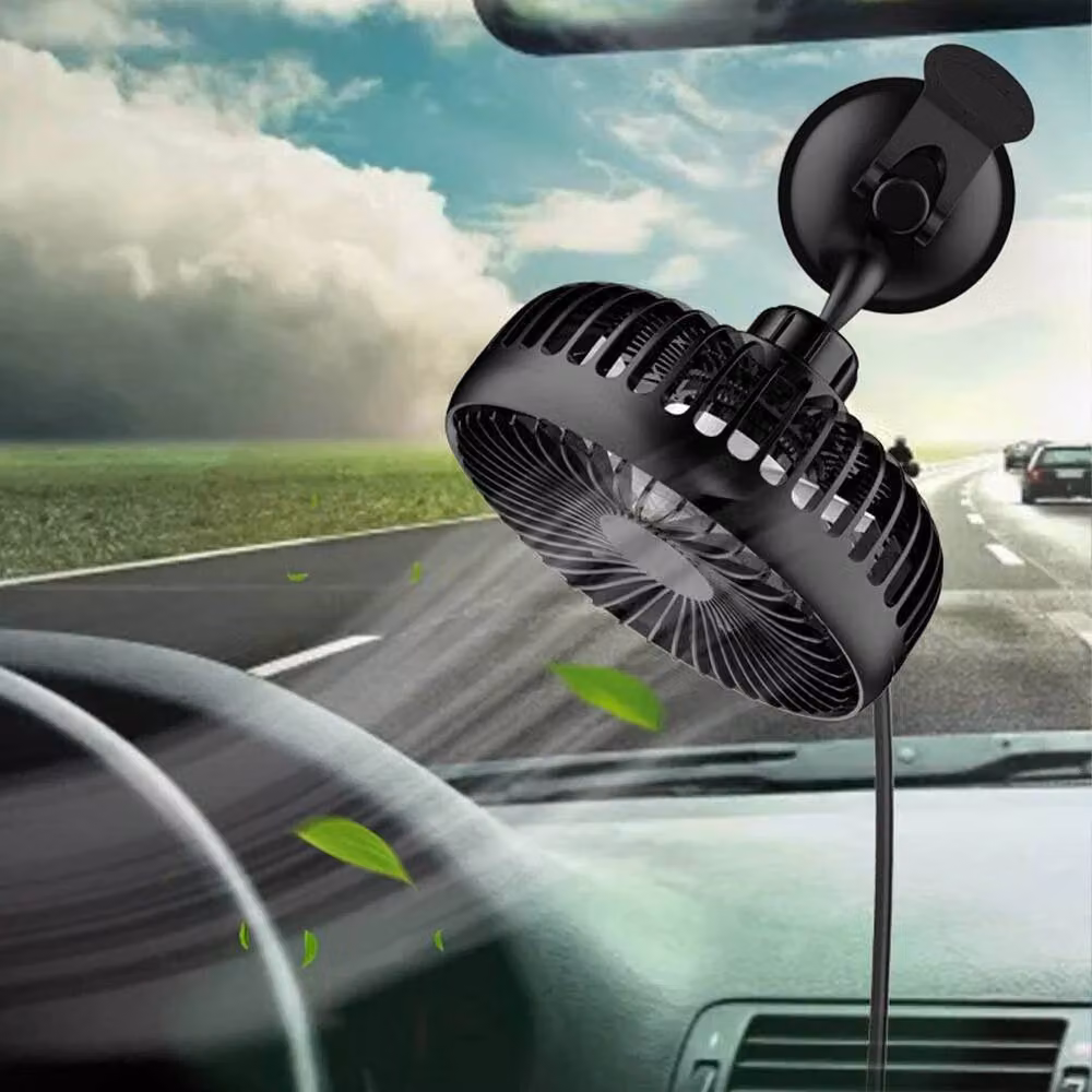 SPETLEK Mini Universal 3 Speed USB Cooling Fan with Suction Cup in Black – 4