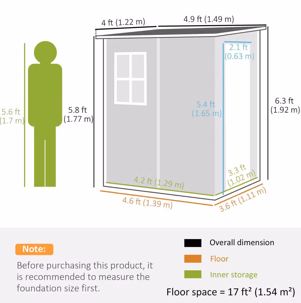 STILVORA Grey Corner Cabinet Storage Unit with Single Door, Lock and Window, W/D/H: 102 x 129 x 192 cm – 2