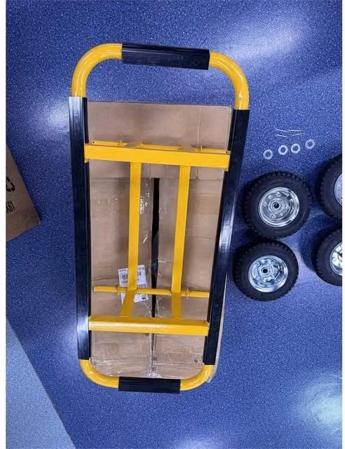 SPETLEK Dolly Trolley Removal Cart in Yellow with 540kg Load Capacity