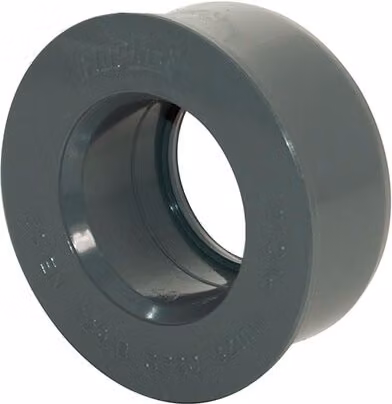 FloPlast Solvent Weld Soil Boss Adaptor in Anthracite Grey