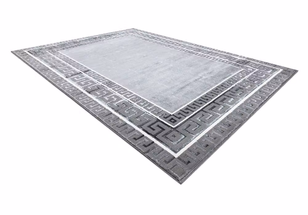RugsX Allure Grey Geometric Modern Rectangular Rug W: 160 cm, D: 220 cm – 3
