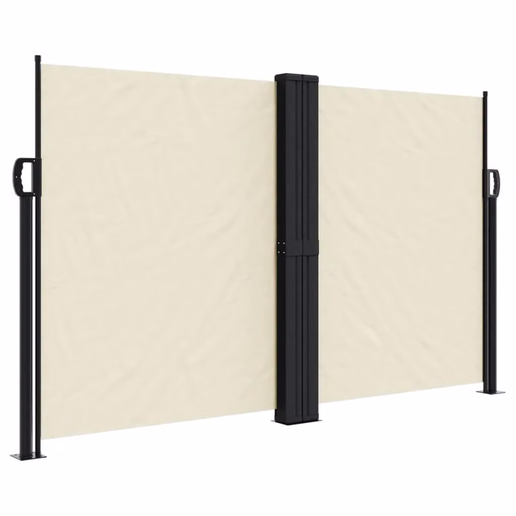 Berkfield Home Retractable Side Awning in Beige, W: 1200 cm, H: 140 cm – 2