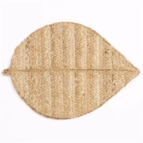 Wye Rustic Jute Placemats in Beige and Sand