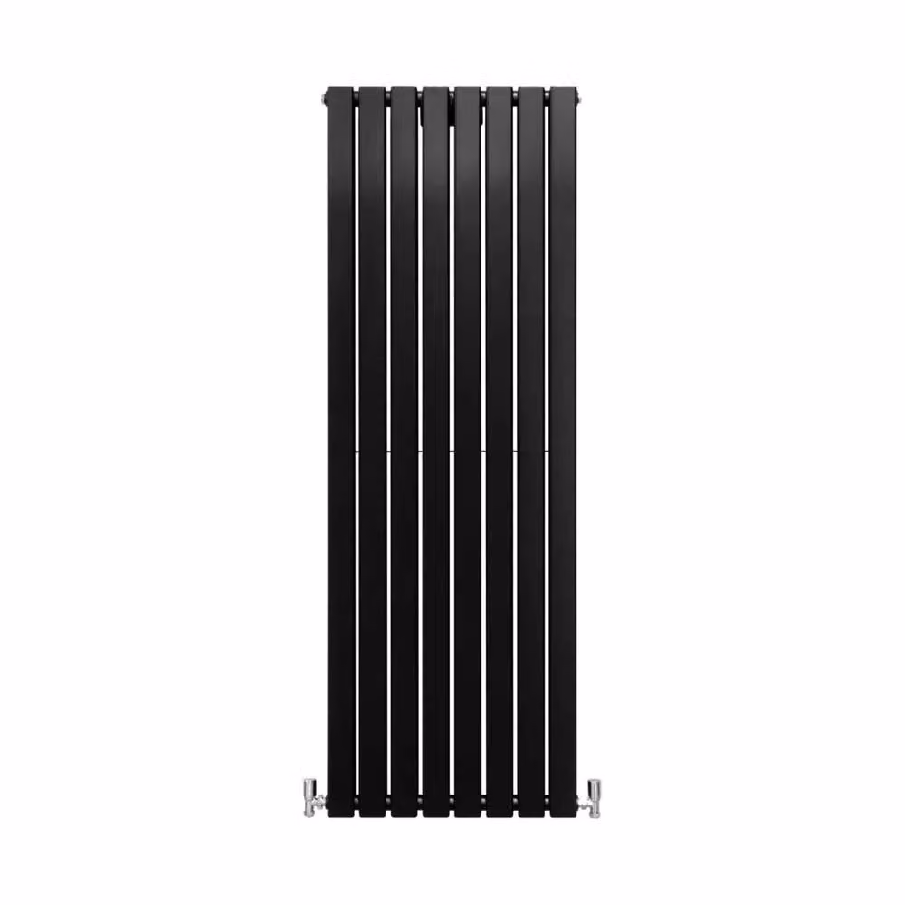 Monstershop Designer Flat Panel Steel Radiator in Matt Black, W: 160 cm, H: 56 cm – 2