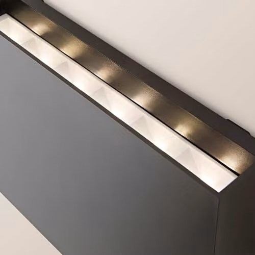 ValueLights Jake Matte Black IP65 LED Up and Down Outdoor Wall Light – 3