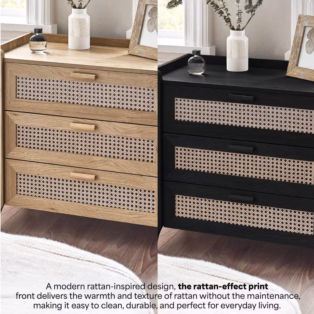 Cheshire Premium Pacifica 3 Drawer Chest in Brown Oak – 2