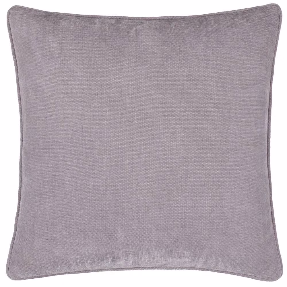 Riva Home Chenille Velvet Square Cushion in Pink Purple, W/D/H: 50 x 50 x 50 cm – 2