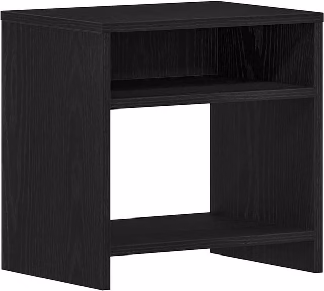 Berkfield Home Black Oak Bedside Cabinet W/D/H: 40 x 30 x 40 cm – 1