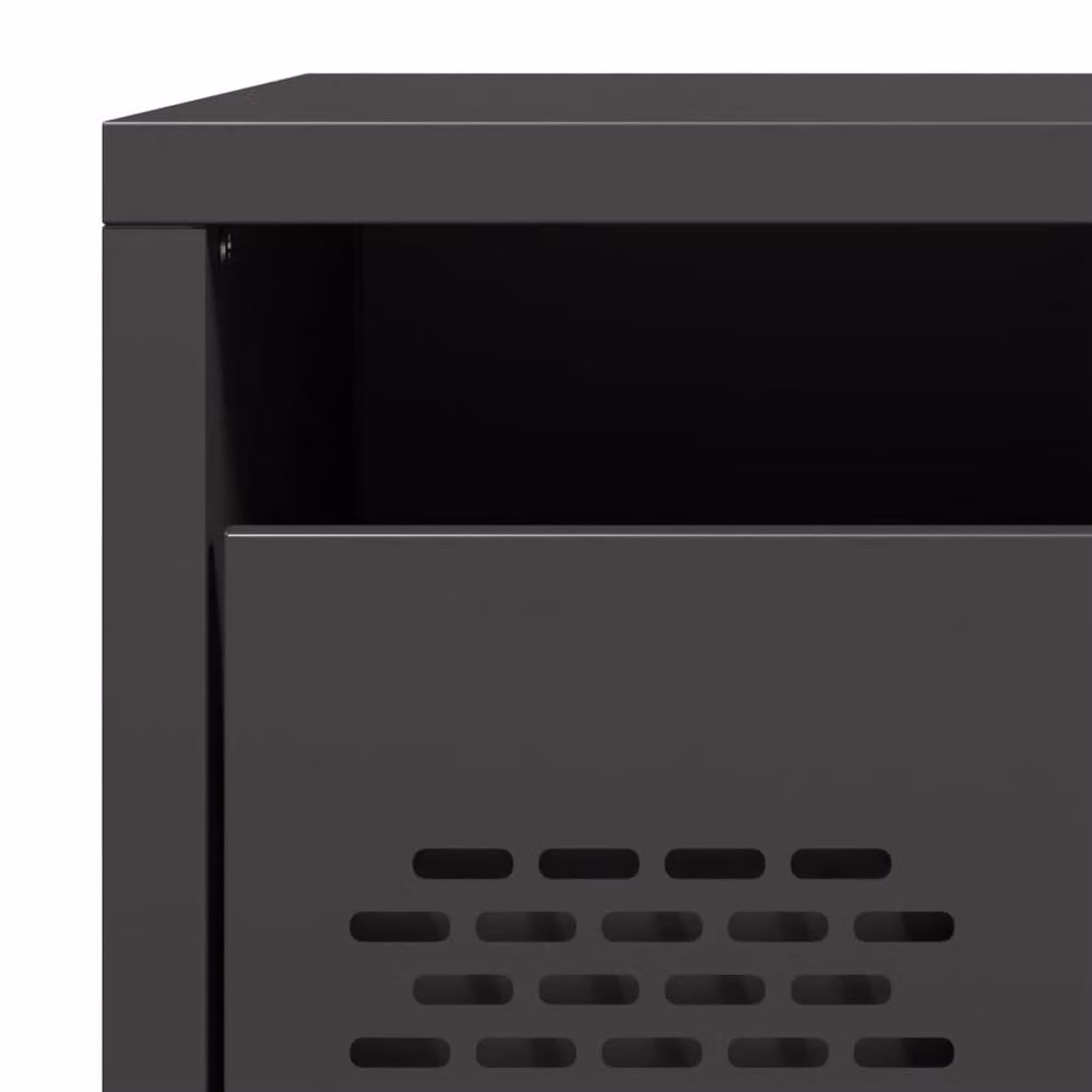 Berkfield Home Timeless Bedside Cabinets, 2 Piece, Black, W/D/H: 35 x 39 x 43.5 cm – 5