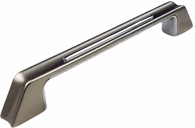 Golden Grace Shell Cabinet Cupboard Pull Handles in Polished Chrome, 96mm