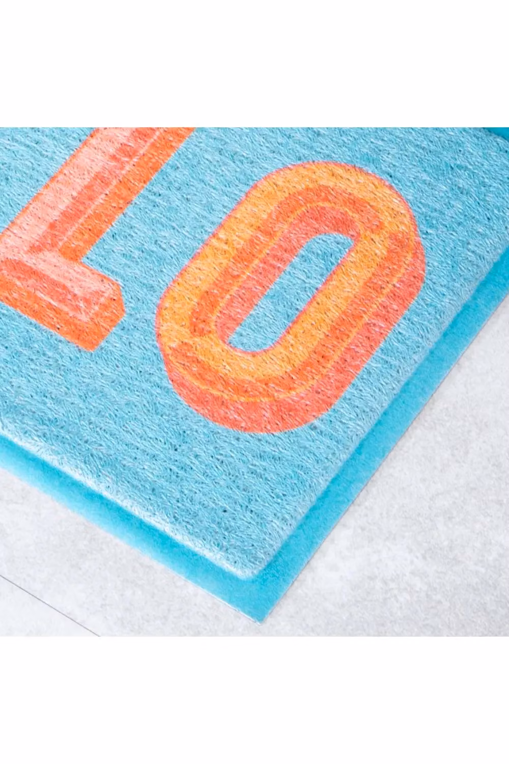 Artsy Mats Hello Doormat in Blue, W: 70 cm, D: 40 cm – 2