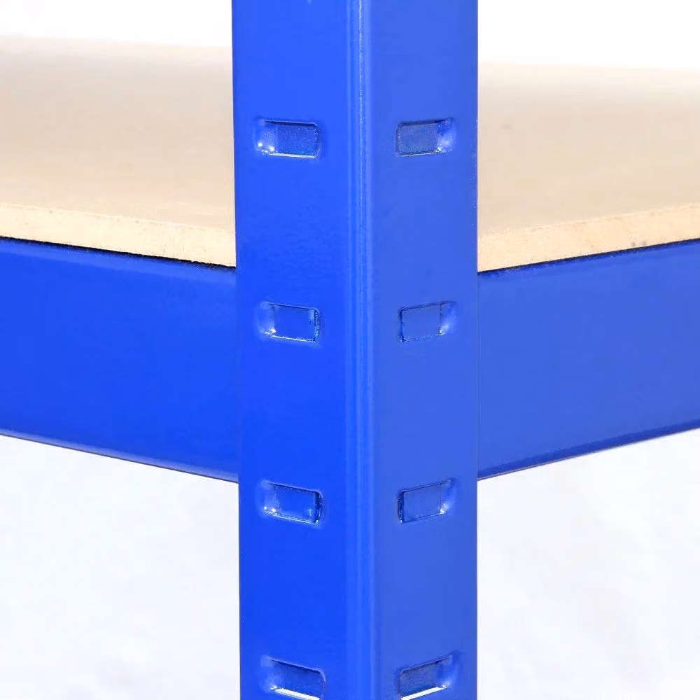 Monster Racking T-Rax Strong Storage Shelves, Blue, W: 120 cm, D: 60 cm, H: 180 cm – 4