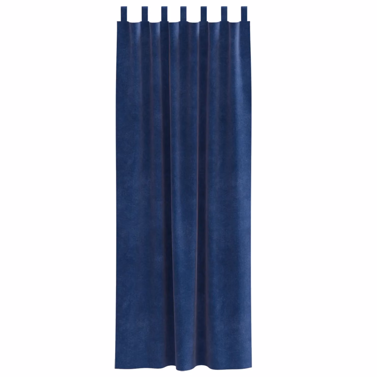 Berkfield Home Navy Blue Velvet Blackout Curtains with Hanging Loops, 2 Pack – 2