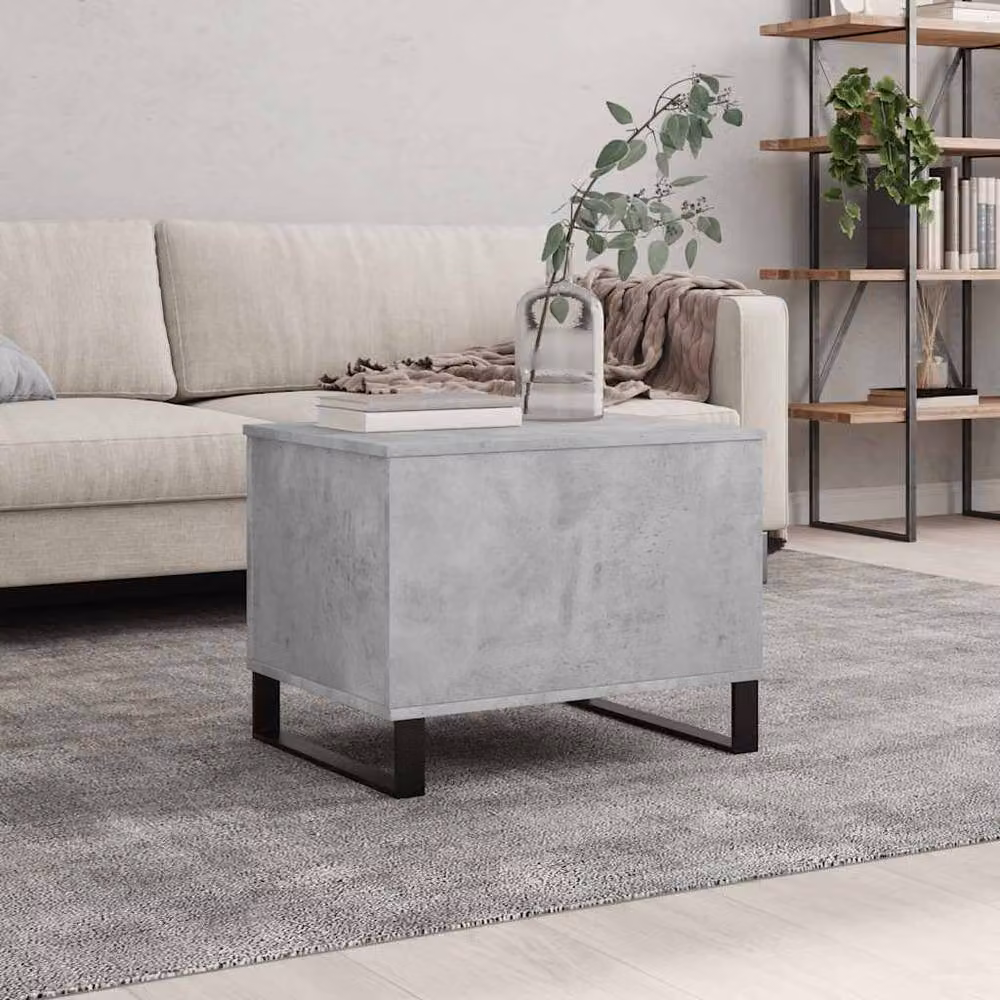 Berkfield Home Modern Grey Coffee Table with Lift Mechanism, W: 60 cm, D: 44.5 cm, H: 45 cm – 1
