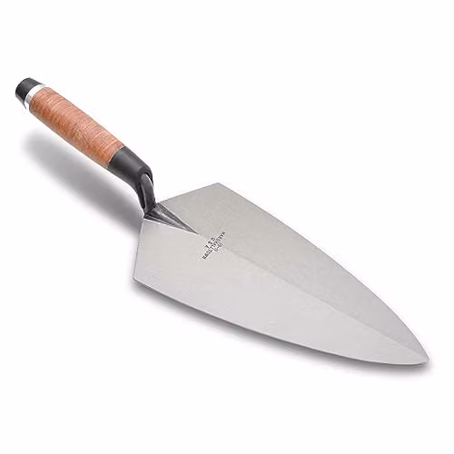 Marshalltown Philadelphia Pattern Brick Trowel in Silver and Multicolour, W: 30.5 cm, D: 15.2 cm, Stainless Steel – 1