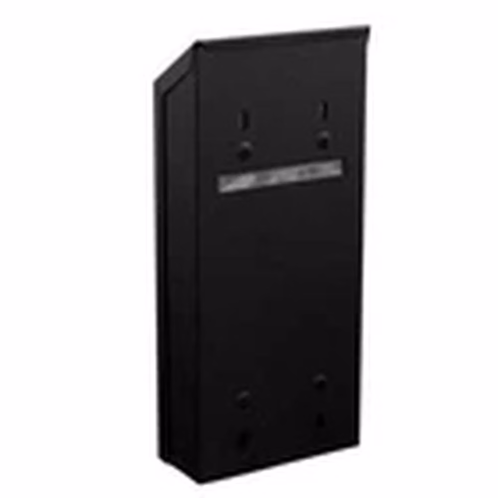 EONLION Wall Mounted Lockable Metal Outdoor Ashtray and Cigarette Bin with Key in Black – 2
