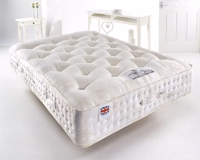 Aspire Cashmere Ortho 1000 Pocket Mattress in White, W/D/H: 140 x 200 cm