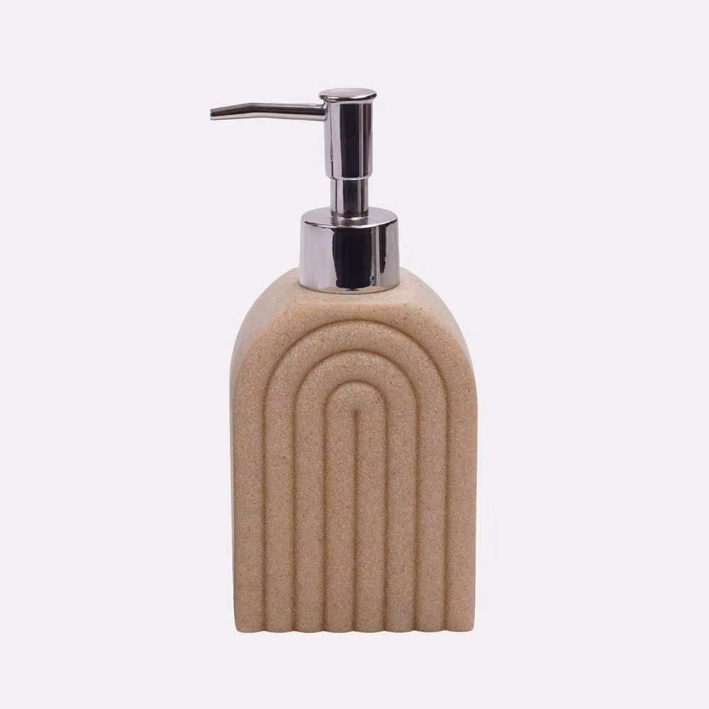 OHS Arches Refillable Pump Dispenser Bottle in Stone Beige – 2
