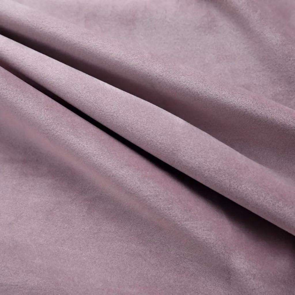 Berkfield Home Antique Pink Velvet Blackout Curtains with Eyelets, 2 Pack, W: 140 cm, H: 175 cm – 4
