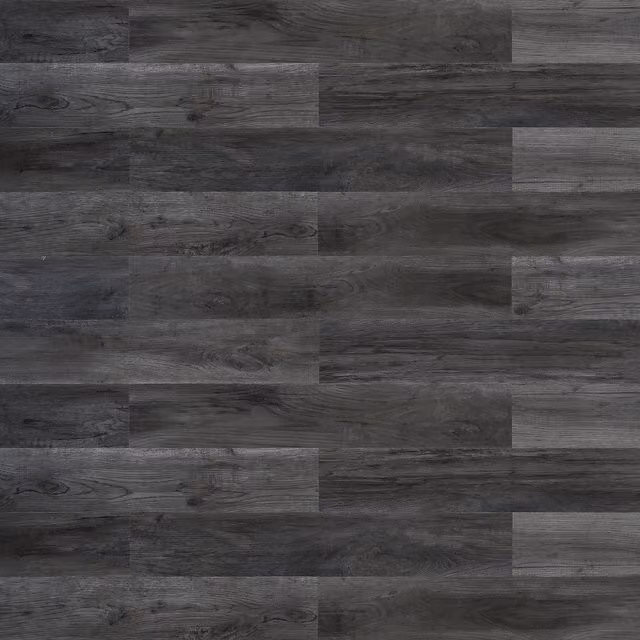 WALPLUS Grey Wood Look Adhesive Vinyl 3D Wall Panels